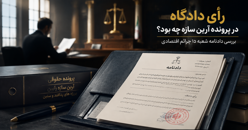 رأی دادگاه در پرونده آرین سازه چه بود
